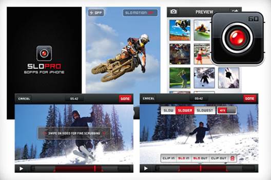 SloPro app for your iPhone 4S - shoot at 60 frames per second