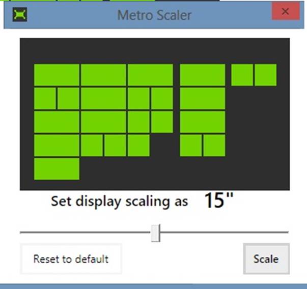  
Metro Scaler uses a simple slider to change the number of rows that spear on the Start screen
