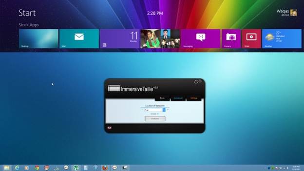  
ImmersiveTailler give you the change to better integrate the Start screen into the Windows 8 desktop
