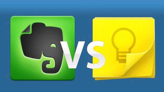 Evernote vs Google Keep