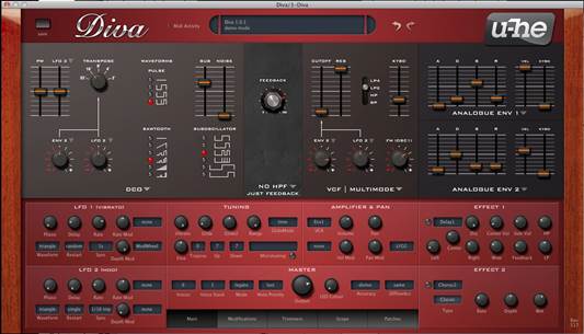 We’ll use an envelope to modulate the filter’s cutoff frequency in order to create a plucked effect