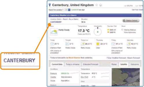 First, find the weather data for where you live