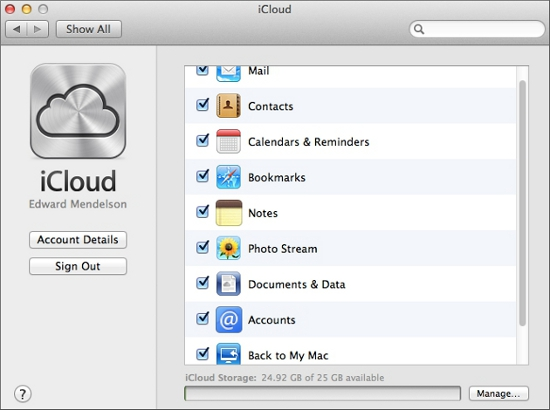 Description: iCloud