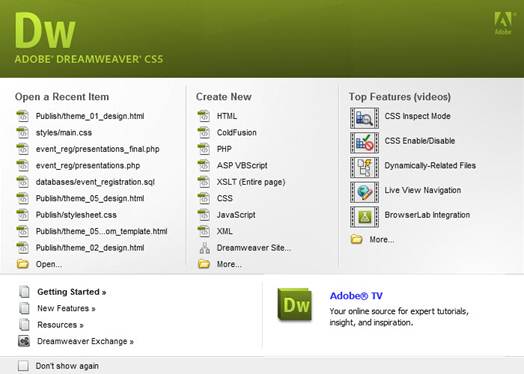 Description: Adobe Dreamweaver