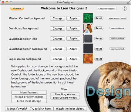 Description: Lion Designer 2.9.9