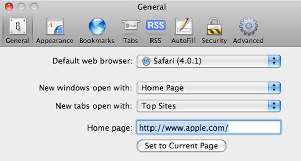 1. Select Safari’s Address Field