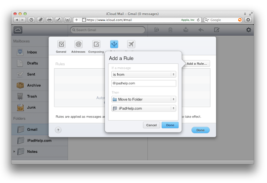 Description: Set up an alias by logging into the Preferences of your iCloud Mail account – great for spam protection